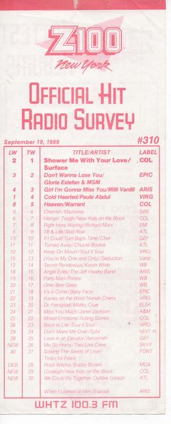 Z100 radio survey front